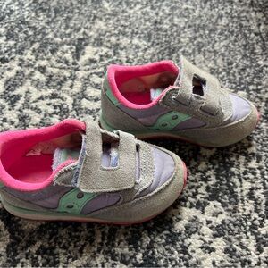 Saucony Kids' Sneakers in Gray, Pink, and Mint